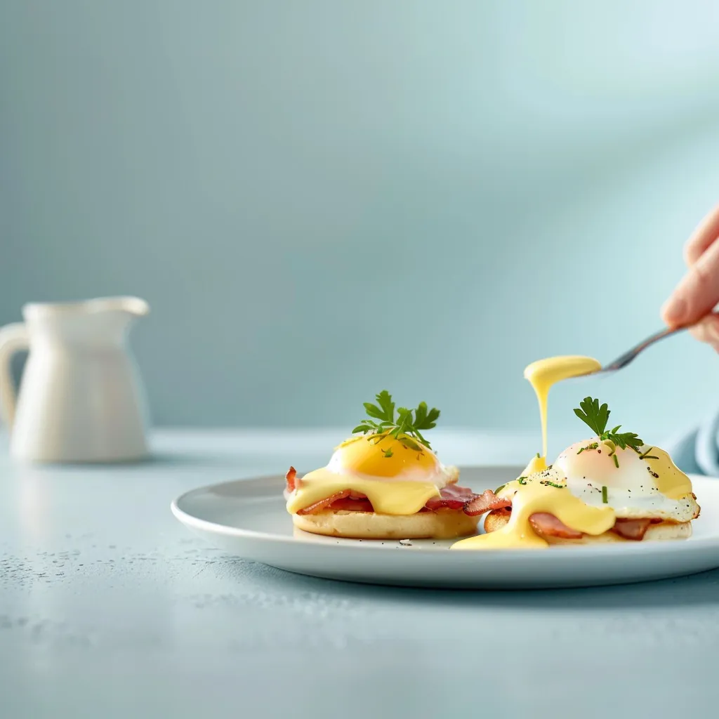 Ovos Benedict com molho hollandaise