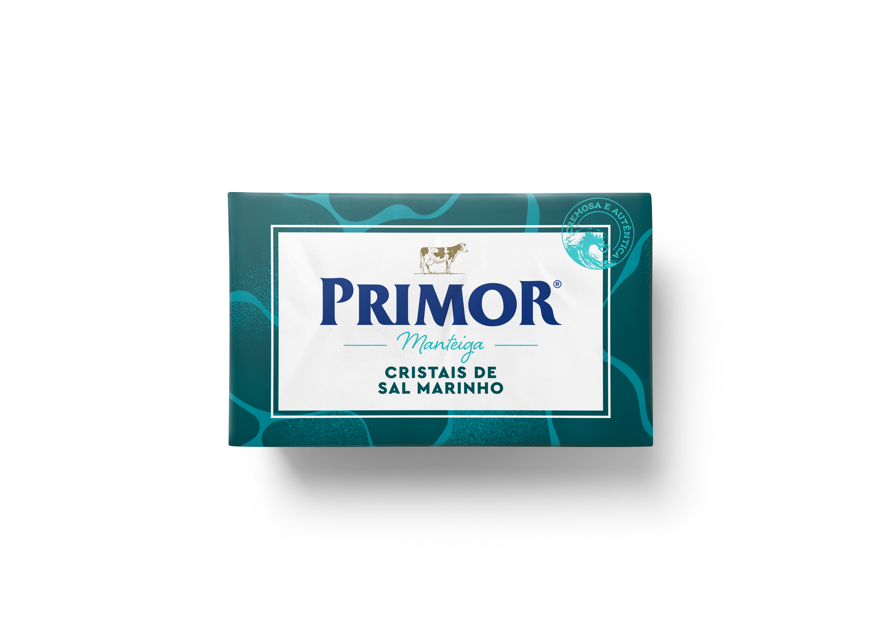 Manteiga com cristais de sal marinho