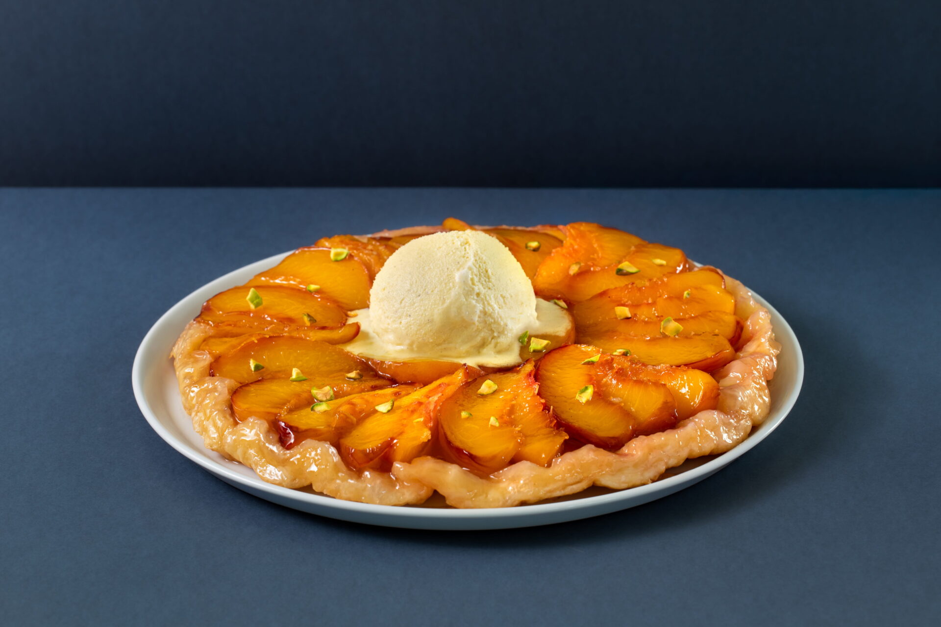 tarte de pessego
